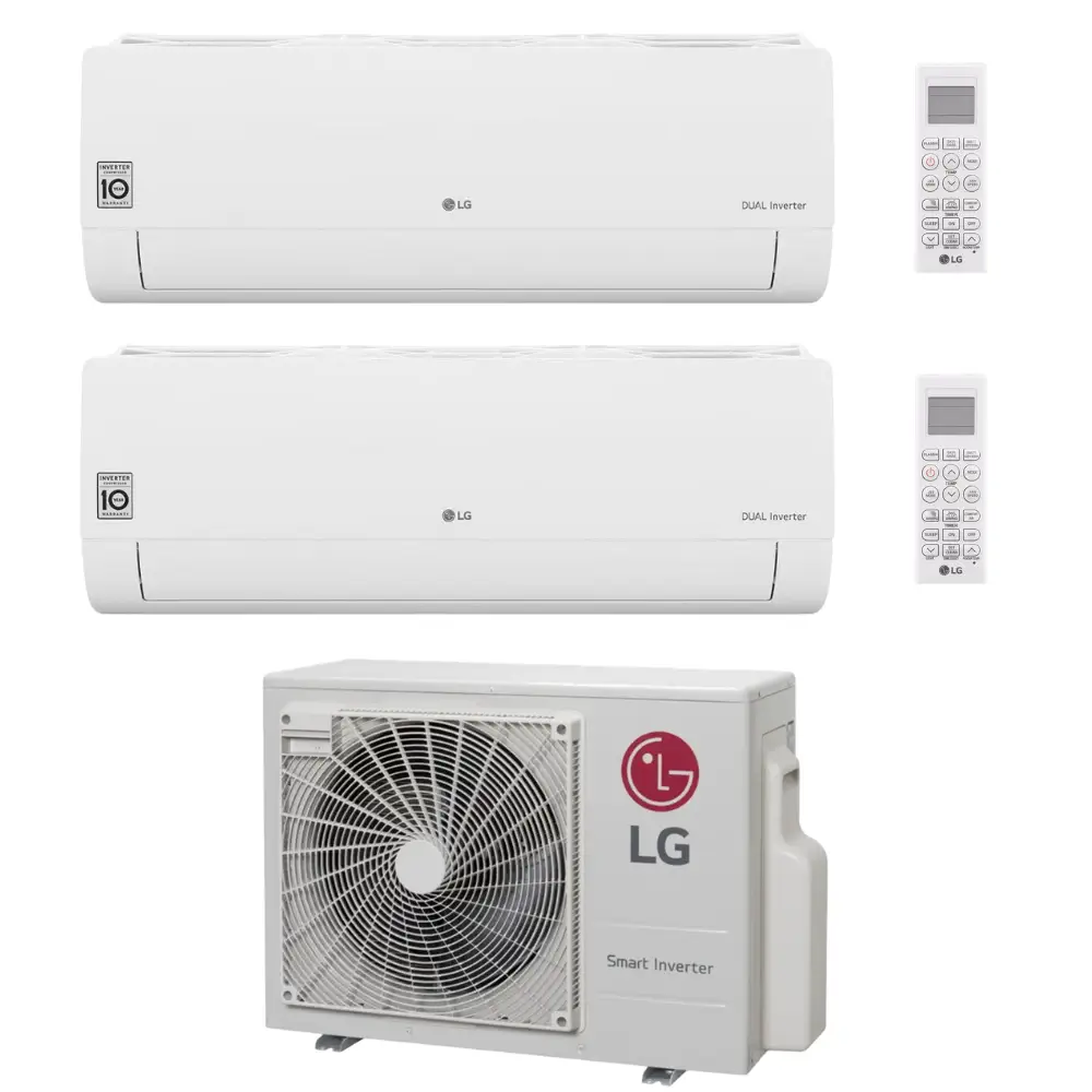 LG Special EC MU3R21.U23 + 2x S12EC (2x 3,5kW) dvojna stenska klimatska naprava 