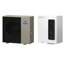 Fujitsu Waterstage Monobloc R32 1‑fazna toplotna črpalka 8 kW z kontrolno omarico