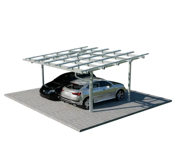 Solarni nadstrešek za 2 avtomobila – konstrukcija 